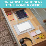 8Pcs Adjustable Drawer Dividers | Expandable Storage Organiser Set — view 11