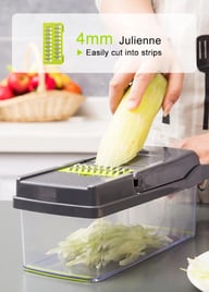 15-In-1 Vegetable Fruit Chopper Cutter for Home & Kitchen | Food Dicer Slicer — view 7