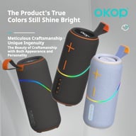 KP-806 Portable Bluetooth Speaker | Home & Kitchen Audio with RGB Lighting — view 15