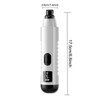 2026 New Silent Groom Pro Dog Nail Grinder, 5-Speed Dog Nail Grinder With Led Light, Quiet Painless Paws Grooming For Small Medium Large Dogs, USB Rechargeable — view 4