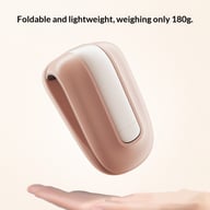 Smartphone stand showing non-slip silicone grips and weighted base design