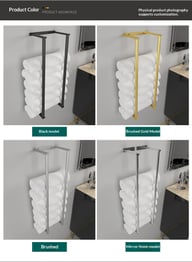 Wall-Mounted Minimalist Towel Storage Rack | Home & Kitchen — view 13