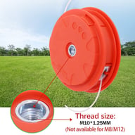 Universal Petrol Trimmer Head Replacement Strimmer Bump Feed Line Spool Cutte — view 19