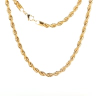 Stainless Steel Twisted Chain Necklace & Bracelet Set | Silver Gold — view 9