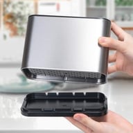 Stainless Steel Kitchen Cutlery Holder | Utensil Storage Organizer — view 11