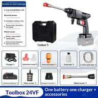 Wireless High-Pressure Car Washer | Cordless Portable Water Gun Kit — view 17