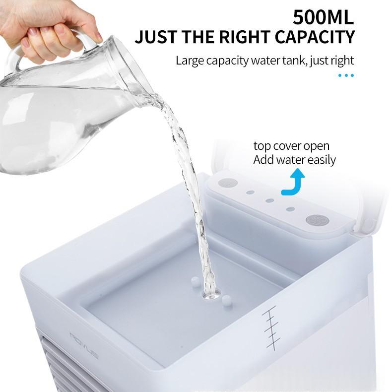 USB Portable Mini Silent Cooler | Personal Air Cooler & Humidifier