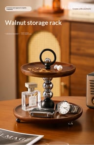 Entryway Console Table Key Storage Rack — view 3