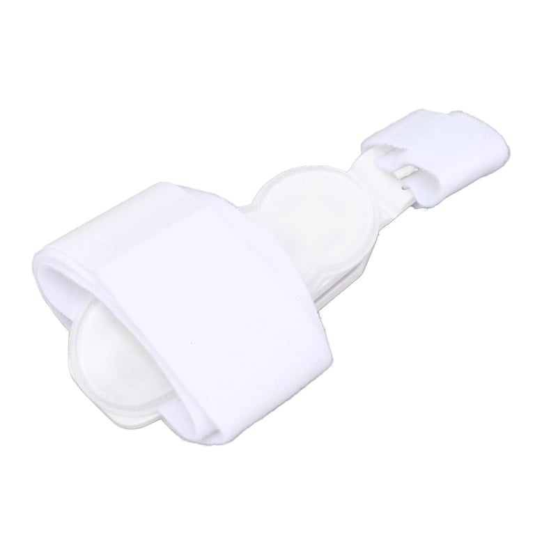 Detail of reinforced plastic frame and medical-grade silicone construction of toe corrector