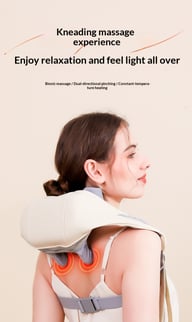 New Oblique Square Machine Massage Machine Shoulder And Neck Massage Machine Cervical Hot Compress Home Cervical Massage Massage Machine In Stock Wholesale — view 4