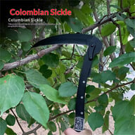 Folding Colombian sickle for outdoor hiking and camping tasks