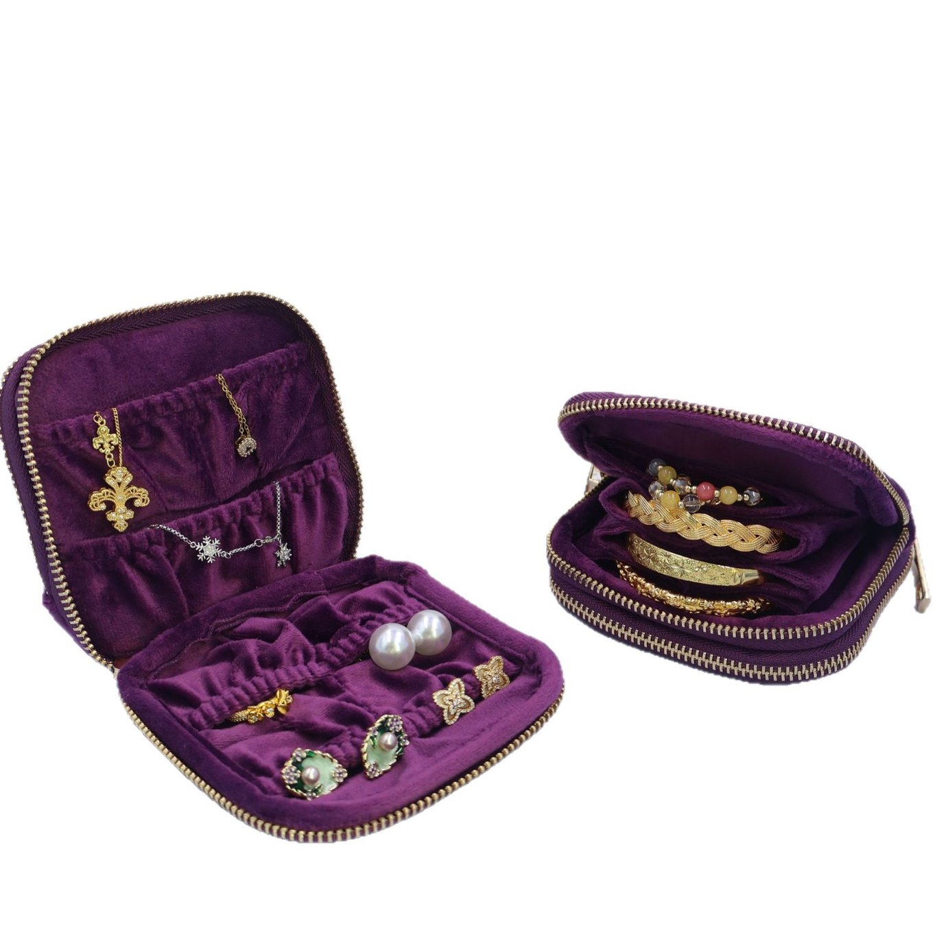 Velvet Bracelet Storage Jewelry Bag | Compact Travel Organizer
