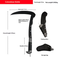 Folding Sickle & Tomahawk Axe Combo | Outdoor Garden Tool — view 7