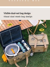 Tactical Camping Gear Storage Bag | 42L & 30L Outdoor Organizer — view 2