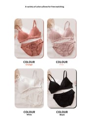Wireless Bust-Enhancing Push-Up Lace Bra | Adjustable Comfort — view 15
