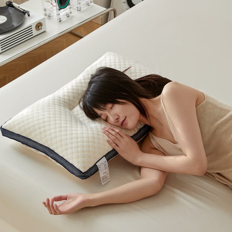 Therapeutic massage bead system providing acupressure relief to neck and shoulders