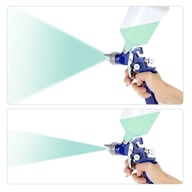 2 X HVLP Spray Gun Kit Air Gravity Feed Vehicle Car Paints1.4MM 0.8MM Nozzle — view 4
