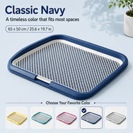 Dog Potty Tray With Removable Grating, Leak-Proof Indoor Dog Toilet For Puppy Training — view 2