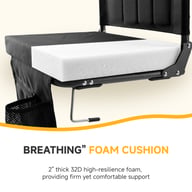 Stadium Seat with Backrest Support | Padded Bleacher Chair Canada — view 10