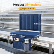 Stadium Seat with Backrest Support | Padded Bleacher Chair Canada — view 9