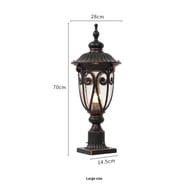 European-Style Outdoor Column Head Lamp | Waterproof Courtyard Lighting — view 7