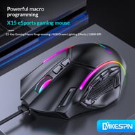 Ice Legend 12 Button Macro Gaming Mouse with RGB Lighting | Wired — view 7