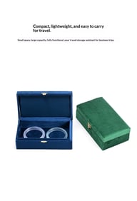Velvet Bracelet Necklace And Jewelry Storage Box — view 12
