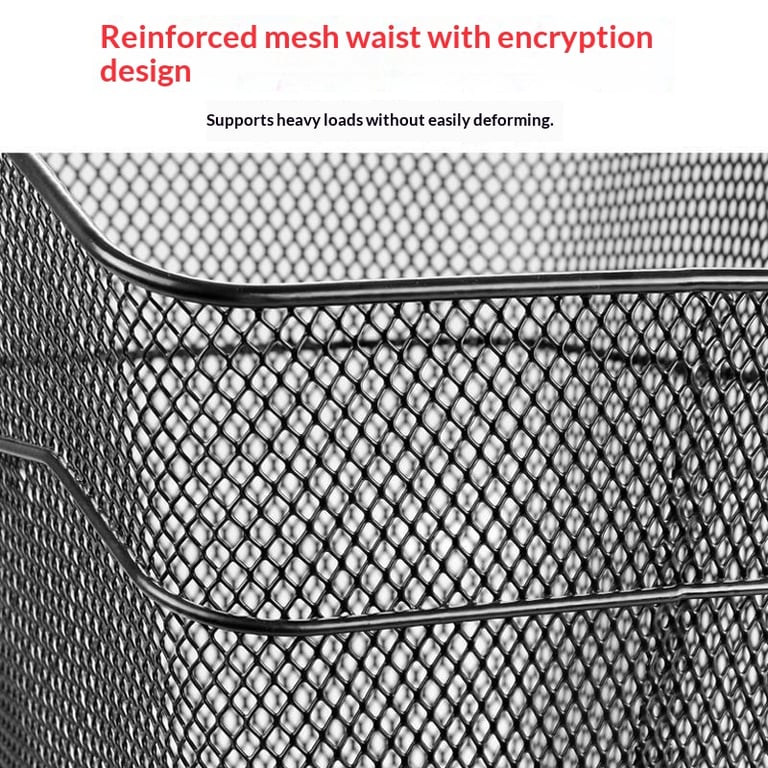 Close-up of reinforced mesh waist design showing structural integrity
