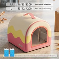 Portable Cooling Dog Bed All-Season | Ice Pack Pet Nest Canada — view 3