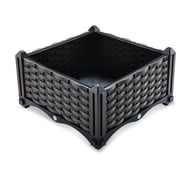 Thickened balcony vegetable planter box with integrated drainage system