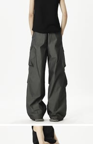 Loose-fit Casual Quick-drying Outdoor Pants | Wide-leg Cargo Style — view 13
