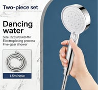 High Pressure 5 Mode Chrome Shower Head | Water Saving Handset — view 6
