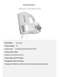 All-English Household Faucet Filter Carbon Cartridge | 350 Gallon — view 9
