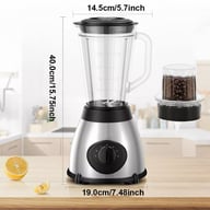 800W Blender Smoothie Maker Ice Crusher Mixer Milk Shake Fruit Juicer Vegetable — view 8