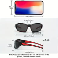 4 PCS Polarized Sports Sunglasses | Windproof UV Protection for Cycling & Fishing — view 1