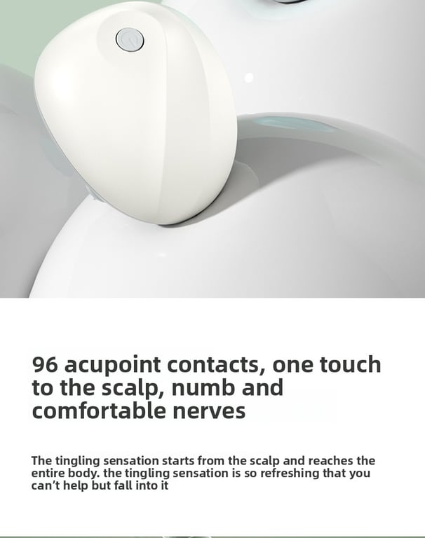 Features of the English Mini Octopus massager listed in technical detail