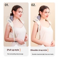 New Oblique Square Machine Massage Machine Shoulder And Neck Massage Machine Cervical Hot Compress Home Cervical Massage Massage Machine In Stock Wholesale — view 10