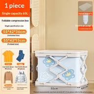 Foldable Plastic Storage Cabinet No Installation | Multi-Layer Organizer — view 6
