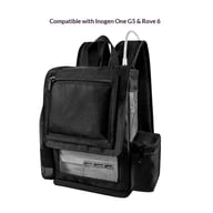 Front view of oxygen concentrator bag compatible with Inogen One G5 model