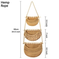 Detachable Three-Tier Kitchen Fruit And Vegetable Storage Mesh Bag — view 11