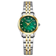 Rhinestone Ultra-thin Womens Shell-face Watch | Elegant Stainless Steel — view 4