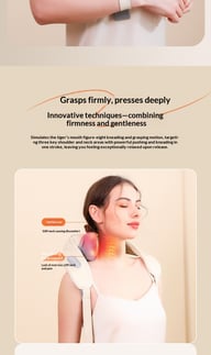 New Oblique Square Machine Massage Machine Shoulder And Neck Massage Machine Cervical Hot Compress Home Cervical Massage Massage Machine In Stock Wholesale — view 17