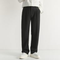 Double-Pleat Wide-Leg Casual Pants for Men | Relaxed Drape Fit — view 8