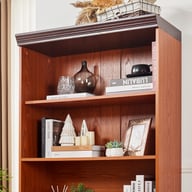 70.86in Tall Storage Cabinet 5-Tier Cube Display with Barn Doors | Home & Kitchen — view 8
