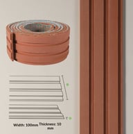 Self-Adhesive EVA Grille Strips | Nail-Free Wood Backdrop Wall Stickers — view 12