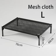Elevated Foldable Pet Bed | Waterproof, Portable, No Assembly Required — view 5