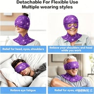 Gel Hot-and-cold Compress Head Coverhat — view 6