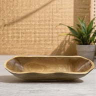 European-Style Wooden Boat-Shaped Fruit Tray | Solid Wood Serving Bowl — view 18