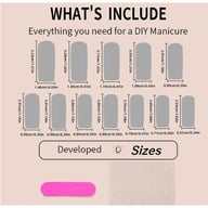 24 PCS Diamond Snake Coffin Press-On Nails | Rhinestone Nail Art — view 6