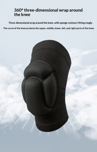 Volleyball Roller Skating Knee Pads | Thickened Sponge Protection — view 11